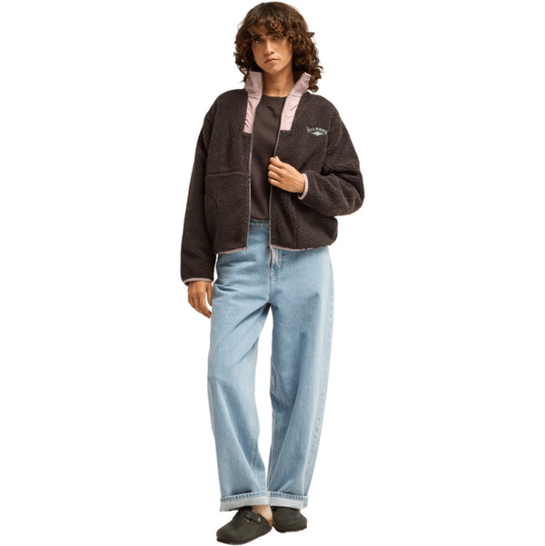 2026 Billabong Womens Mountain Life Fleece EBJPF00137 - Black Sands